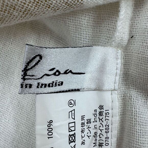 Mona Lisa Womens Button Up Shirt Blouse Top Short Sleeve Mustard Yellow Medium - Picture 9 of 14